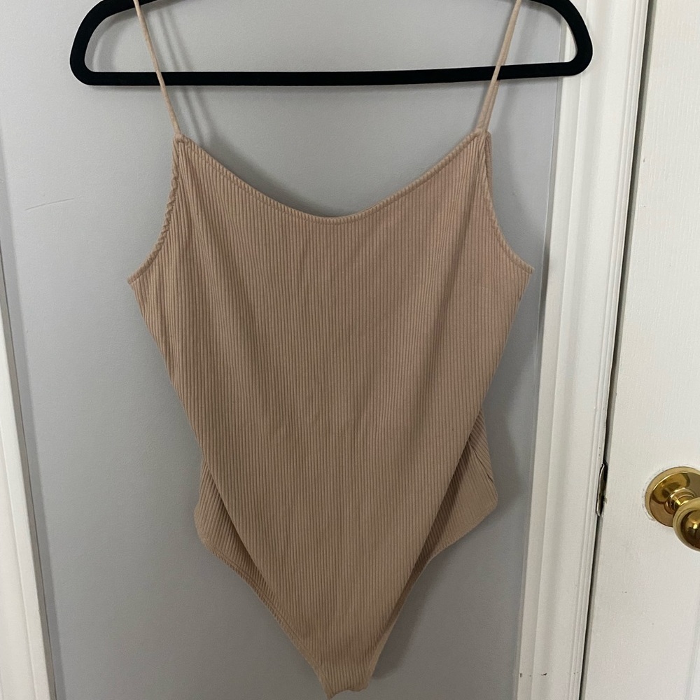 Beige H&M Bodysuit